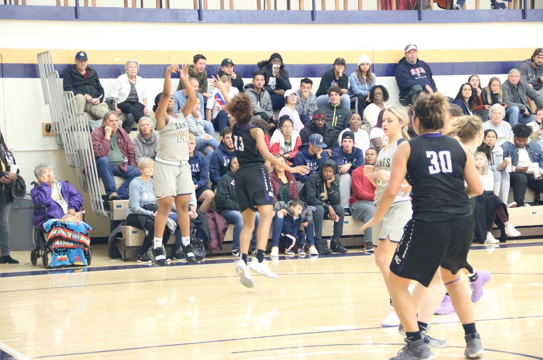 Saints Roll Past Royals 85-32